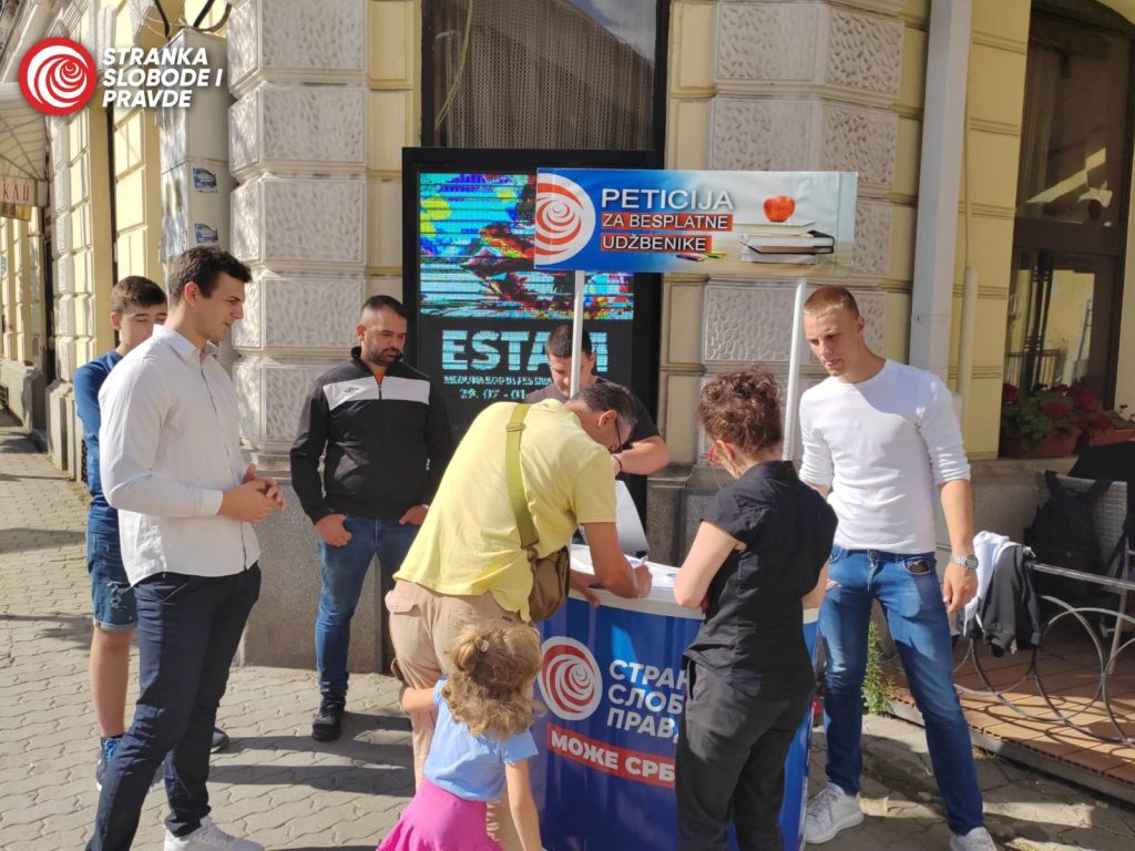 SSP: Onlajn peticija i prikupljanje potpisa za besplatne udžbenike