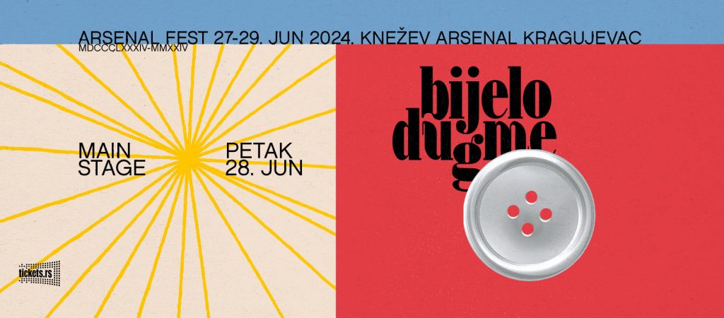 Bijelo dugme u ROK POSTAVI na Arsenal festu obeležava 50 godina od izlaska prvog albuma! Af24 Bijelo Dugme Cover