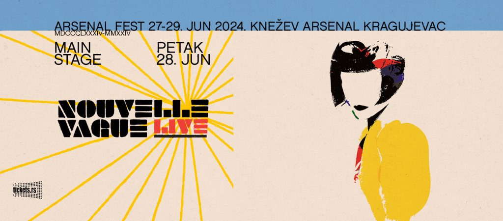 Nova imena Arsenal festa 2024: Nouvelle Vague, Sivert Høyem, Partibrejkers, Jarboli… Af24 Nouvelle Vague Cover