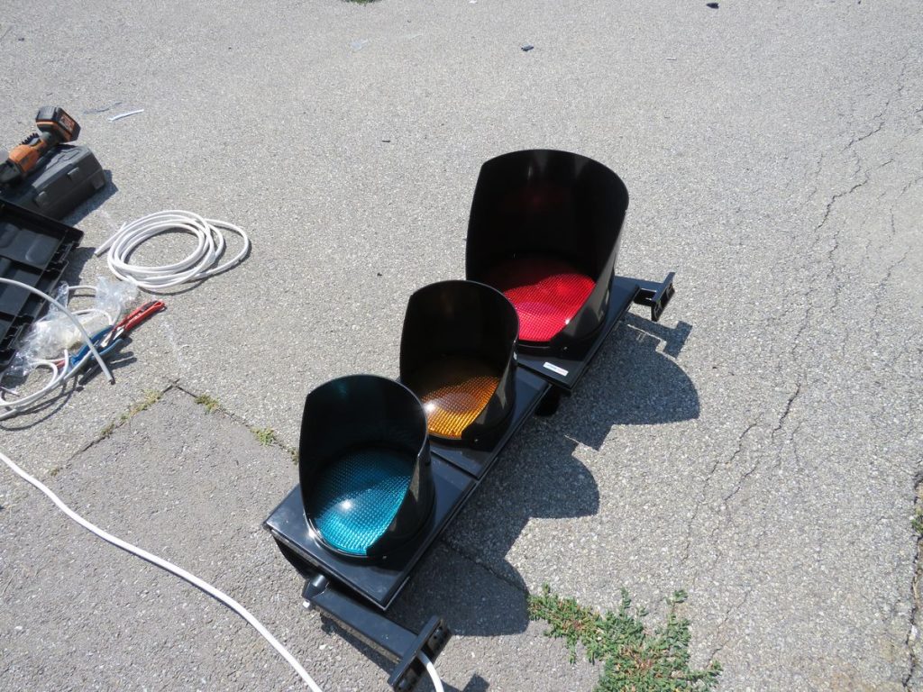 Popravljena oštećena saobraćajna signalizacija 08.07.24. Signalizacija 2