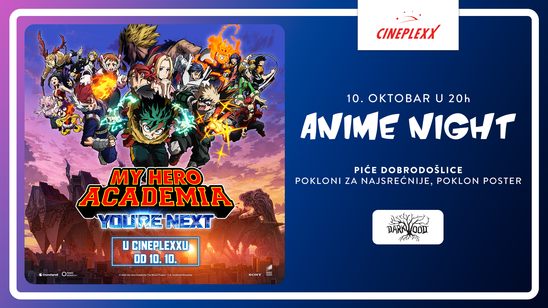 Anime Night Horizontala
