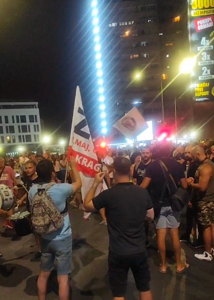 Blokade širom Srbije zbog hapšenja studenata Protest 29.6