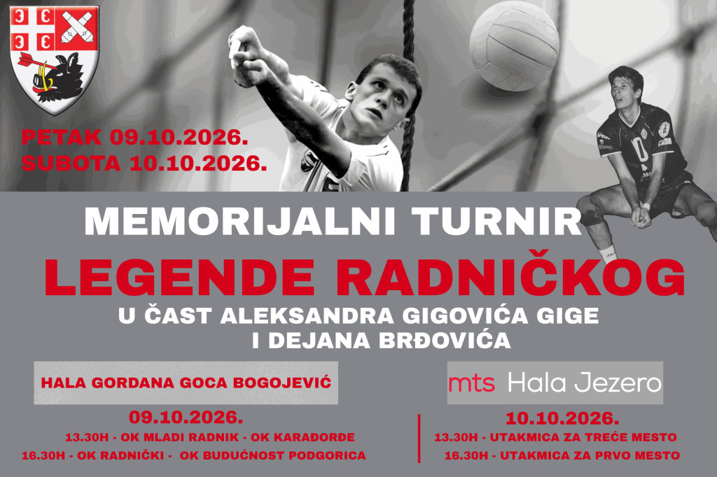 „Legende Radničkog” ponovo okupljaju odbojkašku porodicu u Kragujevcu Ok radnicki poster 2